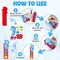32 Sets Summer Ocean Animals Foam Craft for Kids Under The Sea Bookmark Craft DIY Arts Bulk Kit Beach Pool Party Favor Supplies DIY Gift for School Home Activities Party Favor Decorations